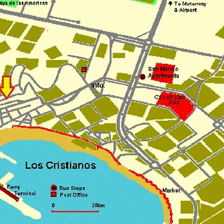 Ocean View Over Los Cristianos, Playa Las Vistas, Wifi 로스크리스티아노스 외부 사진